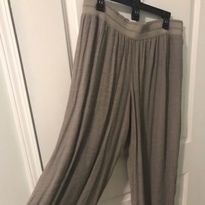 Size large beach flowy wide leg pants